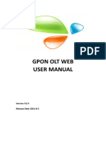Gpon Olt Web User Manual: Release Date 2021-8-5