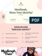 Muslimah, Show Your Identity!