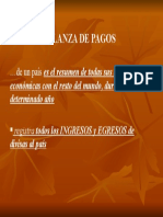 Balanza de pagos: ingresos y egresos de divisas