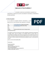 Consigna para Tarea Académica 1 - Formato Grupo 10