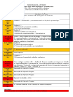 Cronograma Introdução Pesquisa