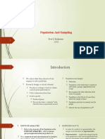 6 - Population and Sampling