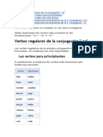 Lista Verbos PDF