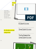 Colisiones Elásticas e Inelásticas en Dos Dimensiones: Presentado Por