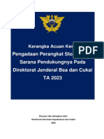 Pengadaan Perangkat Storage Dan Sarana Pendukungnya Pada Direktorat Jenderal Bea Dan Cukai TA 2023