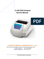 XC-A30 ESR Analyzer Service Manual: Caretium Medical Instruments Co., LTD