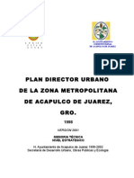 Plan Urbano Zona Metropolitana Acapulco