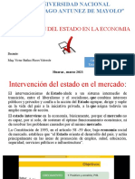 Intervencion Del Estado en La Economia: Huaraz, Marzo 2023