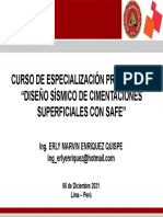 Diseno Sismico de Cimentaciones Grupo 03 Modulo I