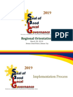 2019 SGLG Implementation Process