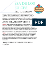 La Casa de Los Dulces: ¿Por Que Se Creo Tu Empresa?