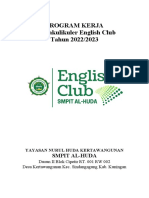 Program Kerja English Club Smpit Al-Huda
