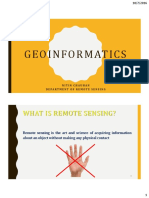 Geoinformatics: What Is Remote Sensing?