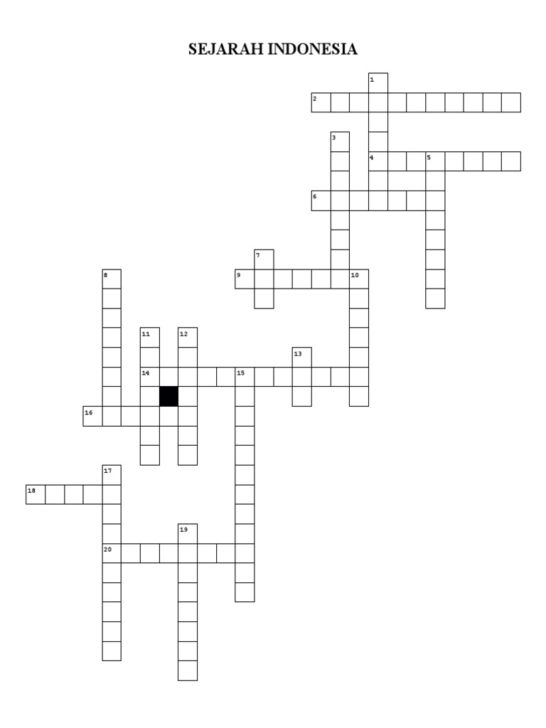 Soal Tts Sejarah Pdf