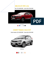 MG Zs at STD 1.5L: Valor Desde: $12.690.000. Cuota Fija $126.900