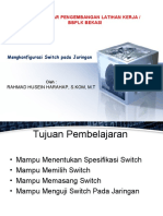 Balai Besar Pengembangan Latihan Kerja / BBPLK Bekasi: Mengkonfigurasi Switch Pada Jaringan