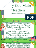 Why God Made Teachers: - Kevin William Huff