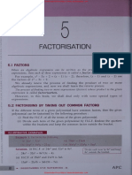 ICSE Class 9 Maths Chapter 05 Factorisation