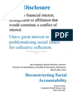 I Have No Financial Interest, Arrangement or Affiliation That Would Constitute A Conflict of Interest