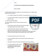 Préparation de La Cavité D'accès Endodontique (Les Prémolaires)