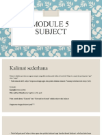 Module 5 Subject MKDU4107