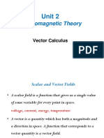 Vector Calculus (Unit 2)