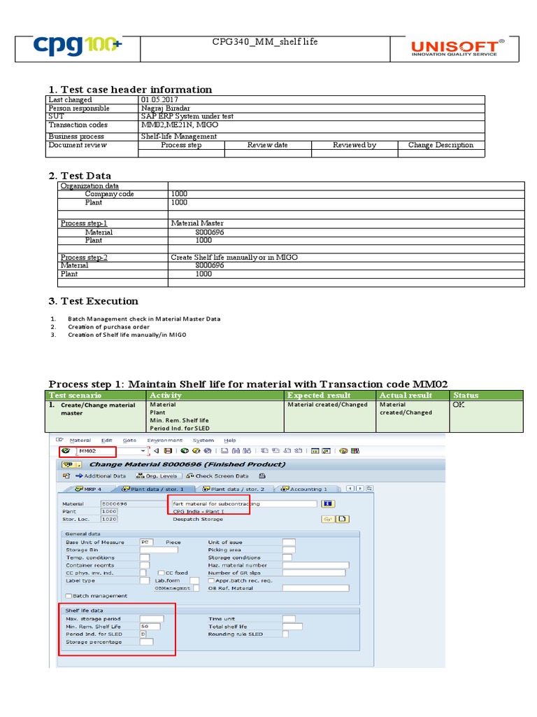 Shelf Life Management Ensuring Accurate Tracking and Expiration of