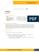 Actividad Calificada - : T2 Tarea