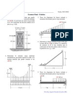 Examen Final - Estática - 2022 II