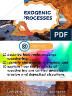 Earth and Life Science Lesson 5 Exogenic Processes