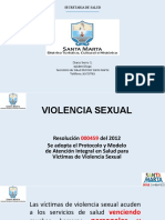 Protocolo atención víctimas violencia sexual
