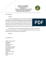 Republic of The Philippines Department of Education Region Xi Schools of Division of Davao City Calinan National High School