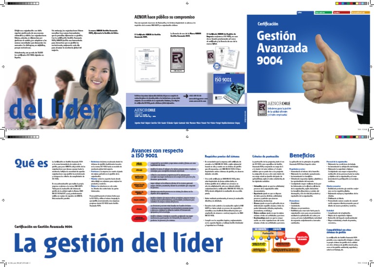 Certificación Gestión Avanzada 9004 | PDF | Gestión de la calidad ...
