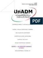 Sesión 5 - Los Derechos Humanos: Universidad Abierta Y A Distancia de Mexico