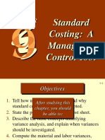 Standard Costing: A Managerial Control Tool