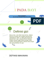 Gizi Bayi dan Balita