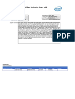 Material Data Declaration Sheet - v003: Supplier Information