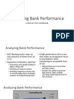 Lecture 2 &3 Evaluating Bank Performance