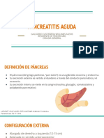 Pancreatitis Aguda: Gallardo Castañeda Williams Alexis Residente de Tercer Año Cirugía General
