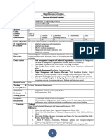 Wachemo University Mechanical Engineering Industrial Management Course