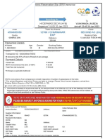 CHARMINAR EXP Second Ac (2A) : Electronic Reservation Slip (ERS)