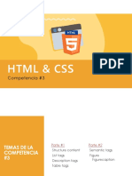 HTML & CSS: Competencia #3