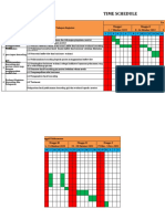 Time Schedule