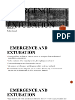 Emergence and Extubation