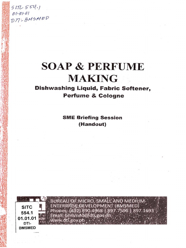 Soap and Perfume Making PDF Perfume Chemical Compounds