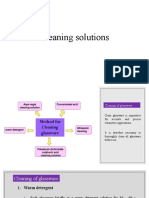 Topic 2 Cleaning Solutions CHM421