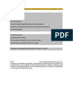 Modelo Acta de Aprobación Condicionada