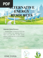 Alternative Energy Resources