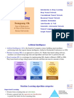 Deep Learning: Seungsang Oh