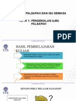 Topik 1 (Pengenalan Ilmu Falsafah)